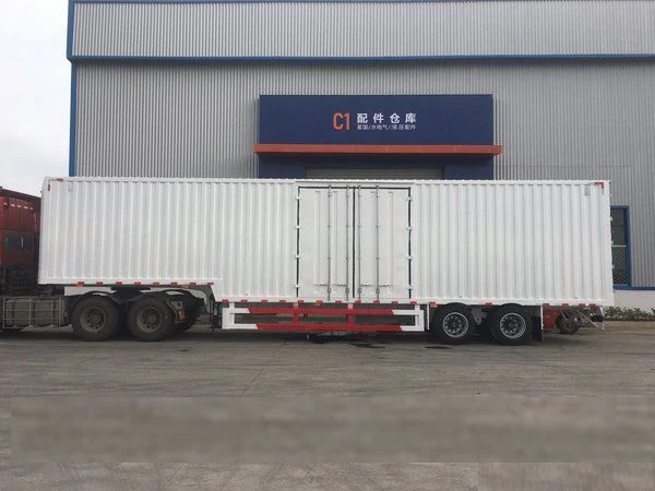 13,75m Toakslet semitrailer av containertype