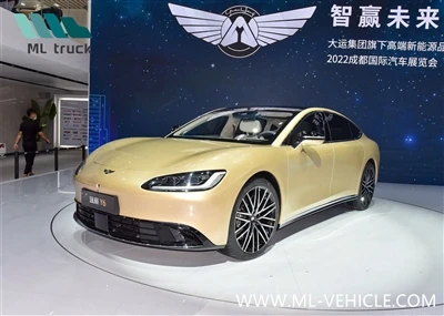 Luksuriøs D-Klasse Executive Sedan DaYun YuanHang Y6 offisielt avduket
