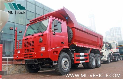 Sinotruk 6X4 10 hjul Weichai 371HP 430HP 70 90 130tonn HOWO Dump Gruvetruck