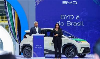 Første kjøretøy ruller av linjen på BYDs Brasil-fabrikk